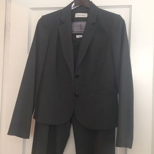 Calvin Klein charcoal grey suit